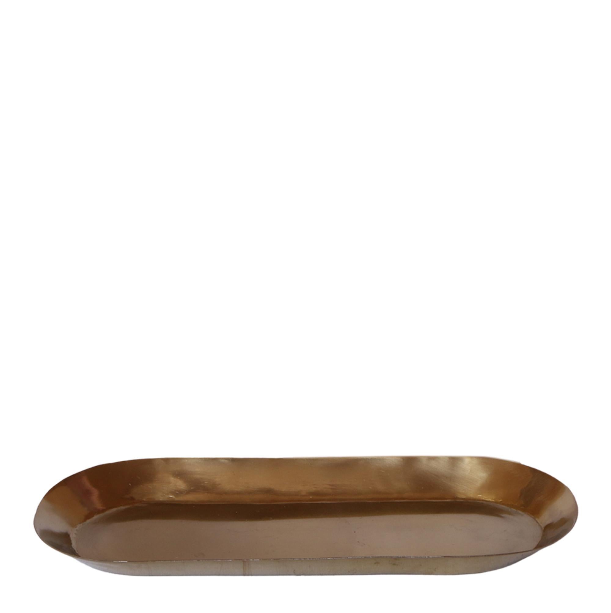 Kolibri Home | Plate oval - Gouden ovale dienblad Ø30cm