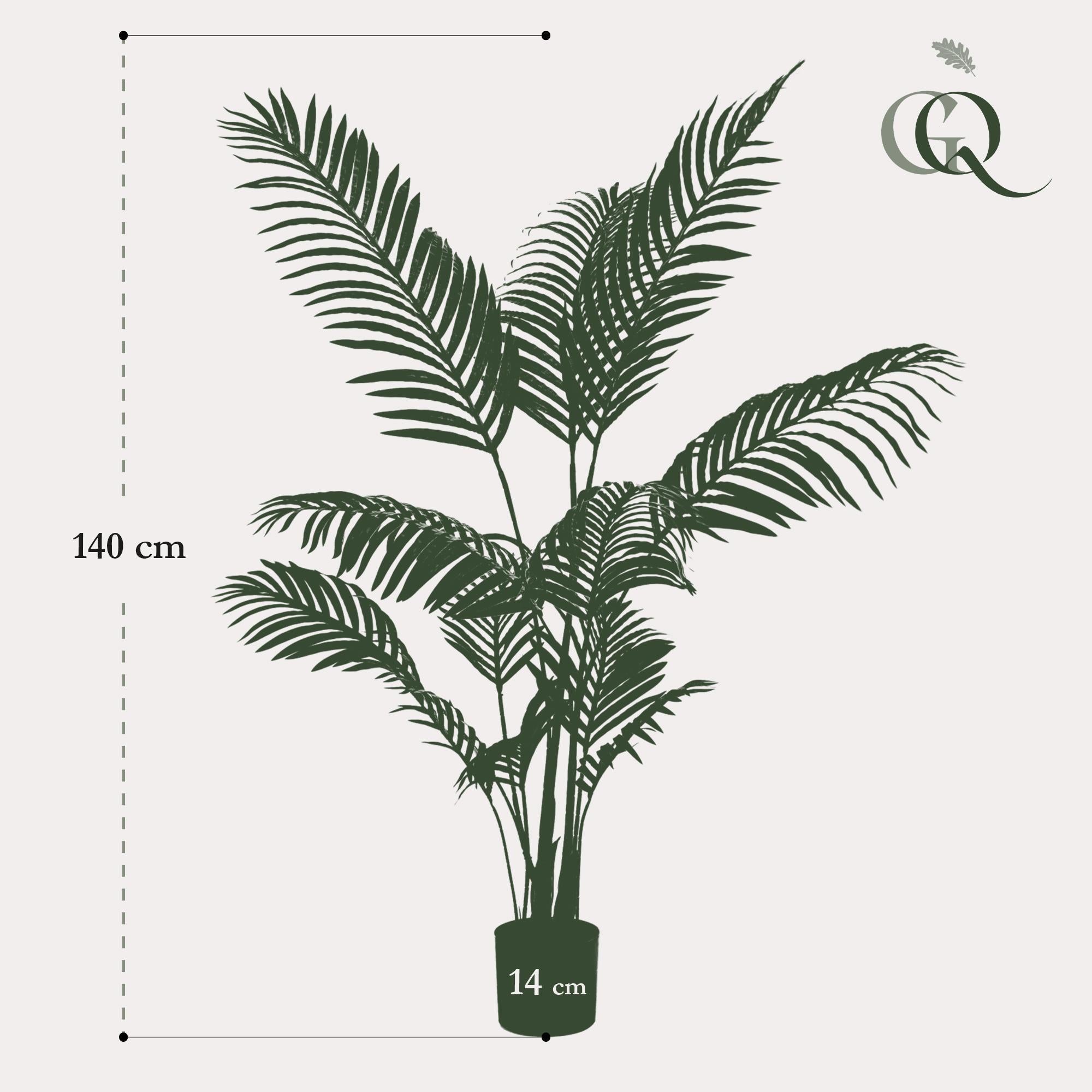 Kunstplant - Howea Forsteriana - Paradijspalm - 140 cm