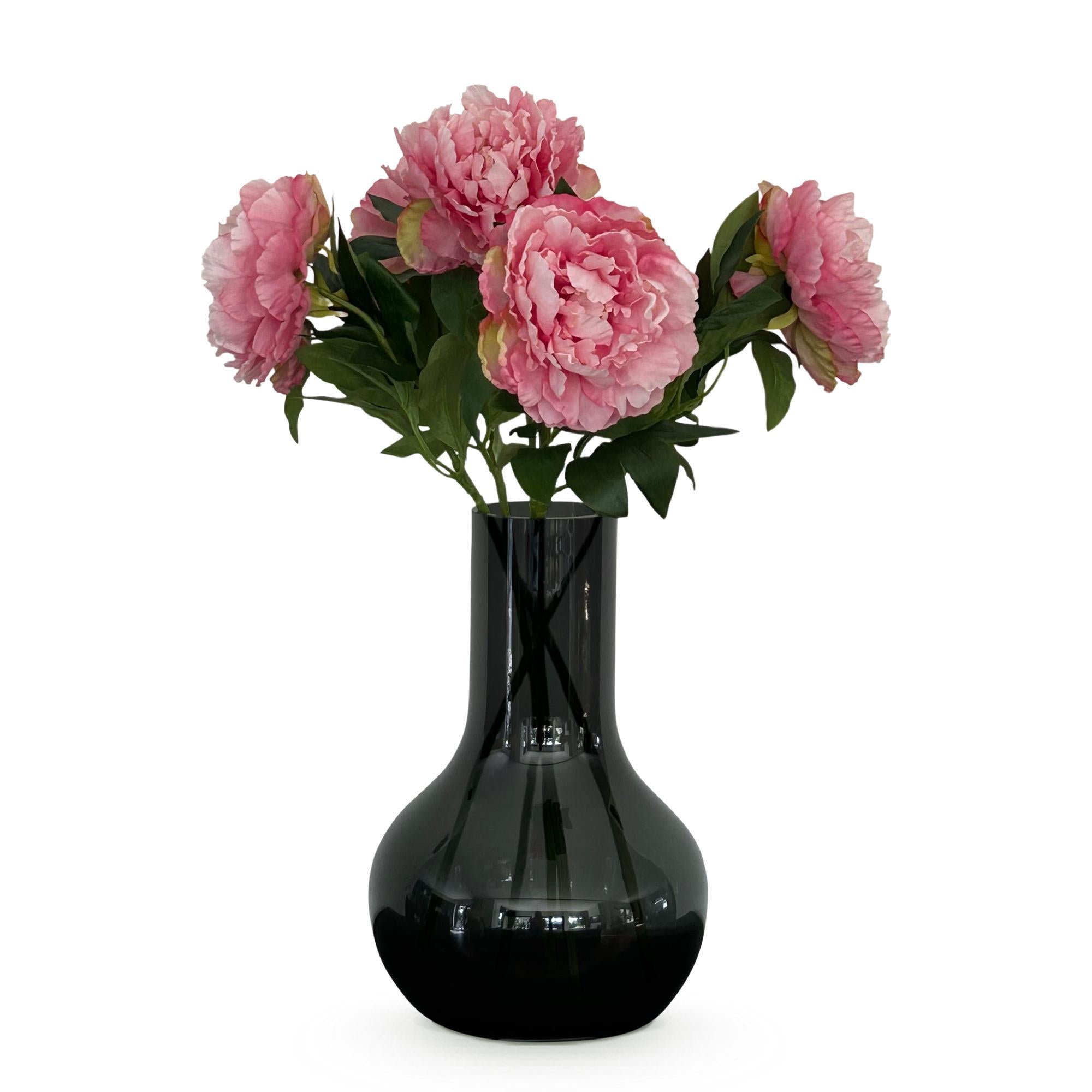 Kunstbloemen - Pioenrozen licht roze x 5 - 65cm
