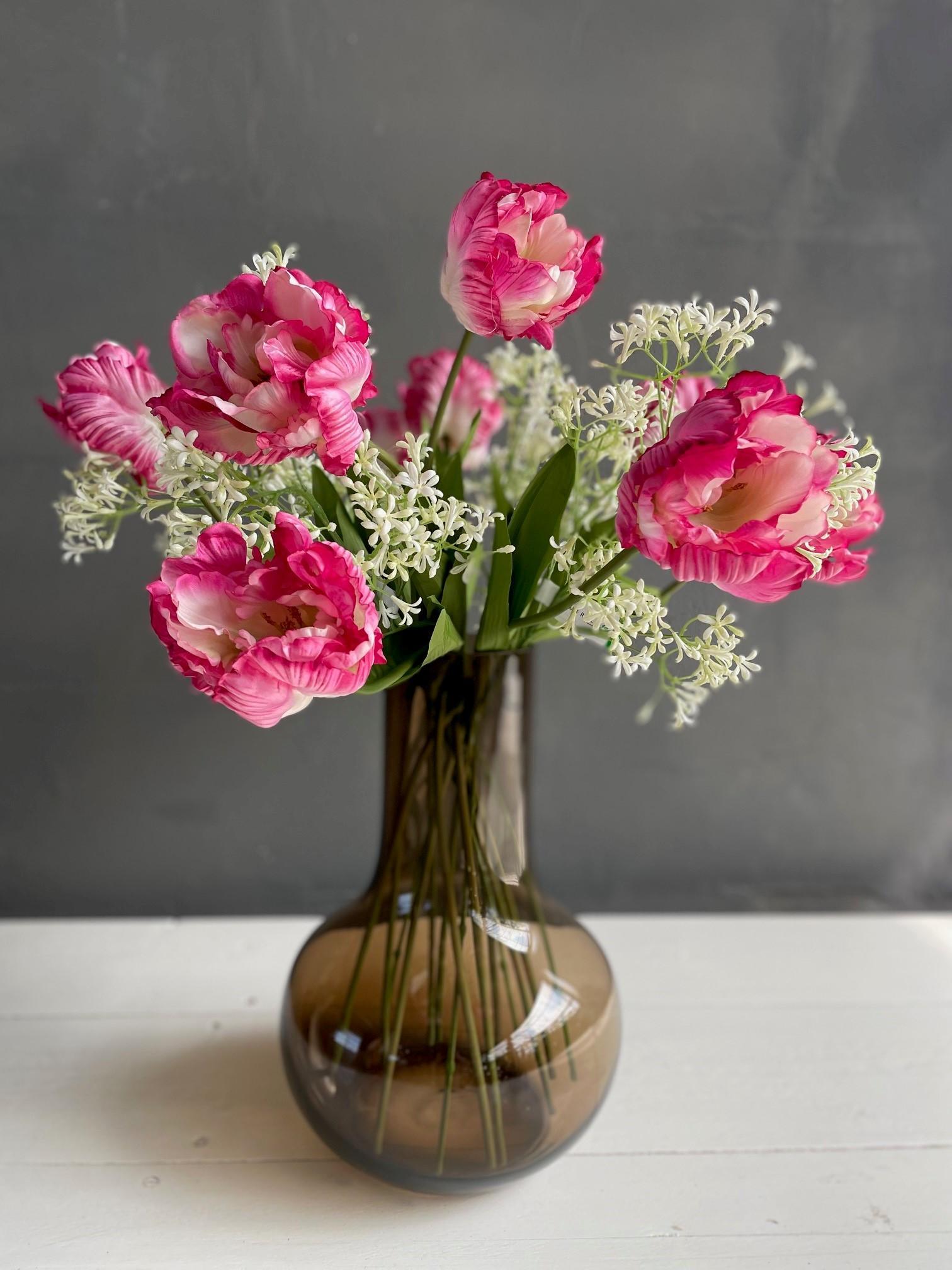 Kunstbloemen - Boeket L - Romantic Glam - 80cm