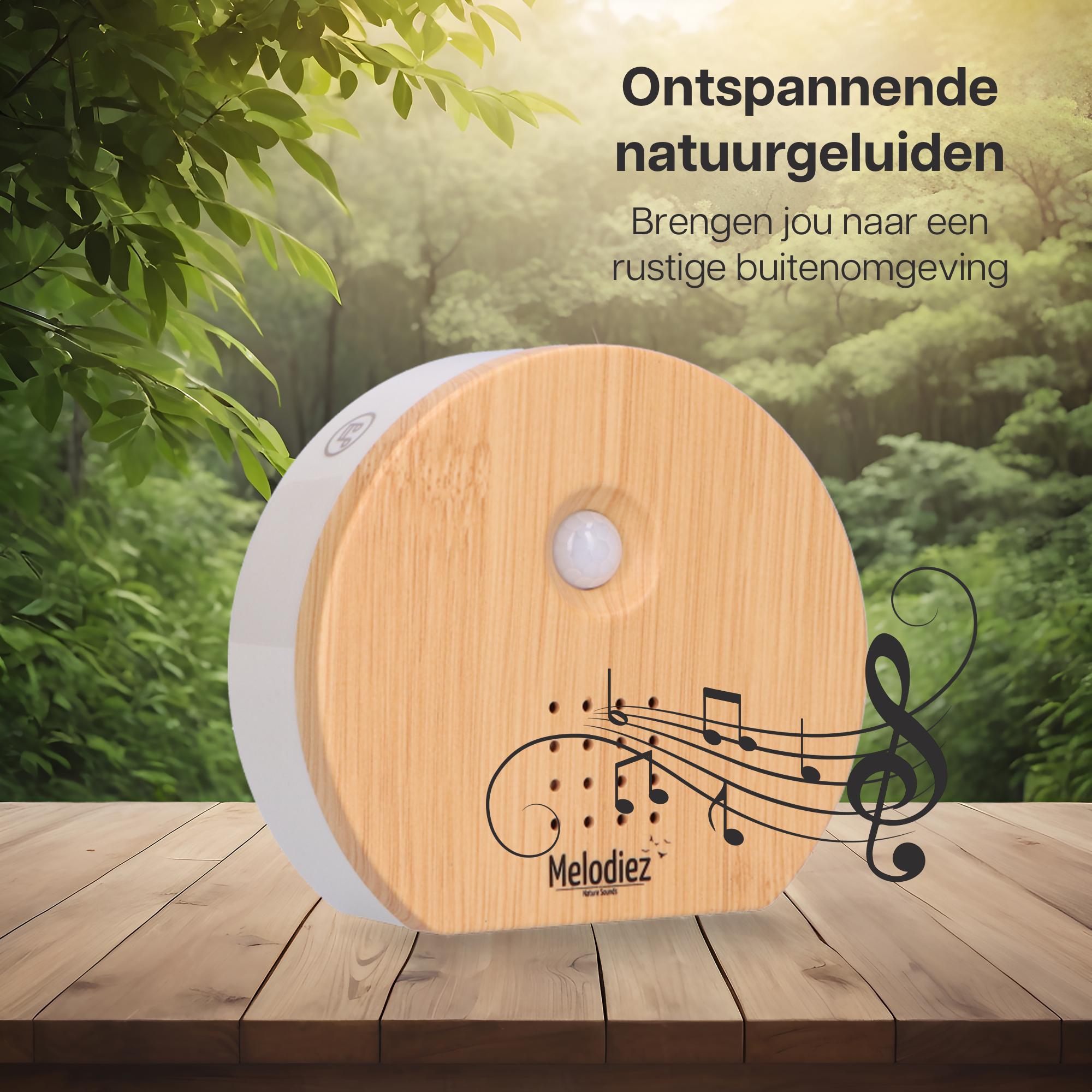 Melodiez music box - natuursteen - Hout