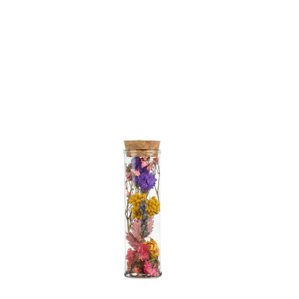 Droogbloemen - Wish Bottle Small - Multi - 12 stuks - ↕10cm