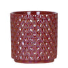 Kolibri Home | Diamond pearl sierpot - Red - Ø9cm