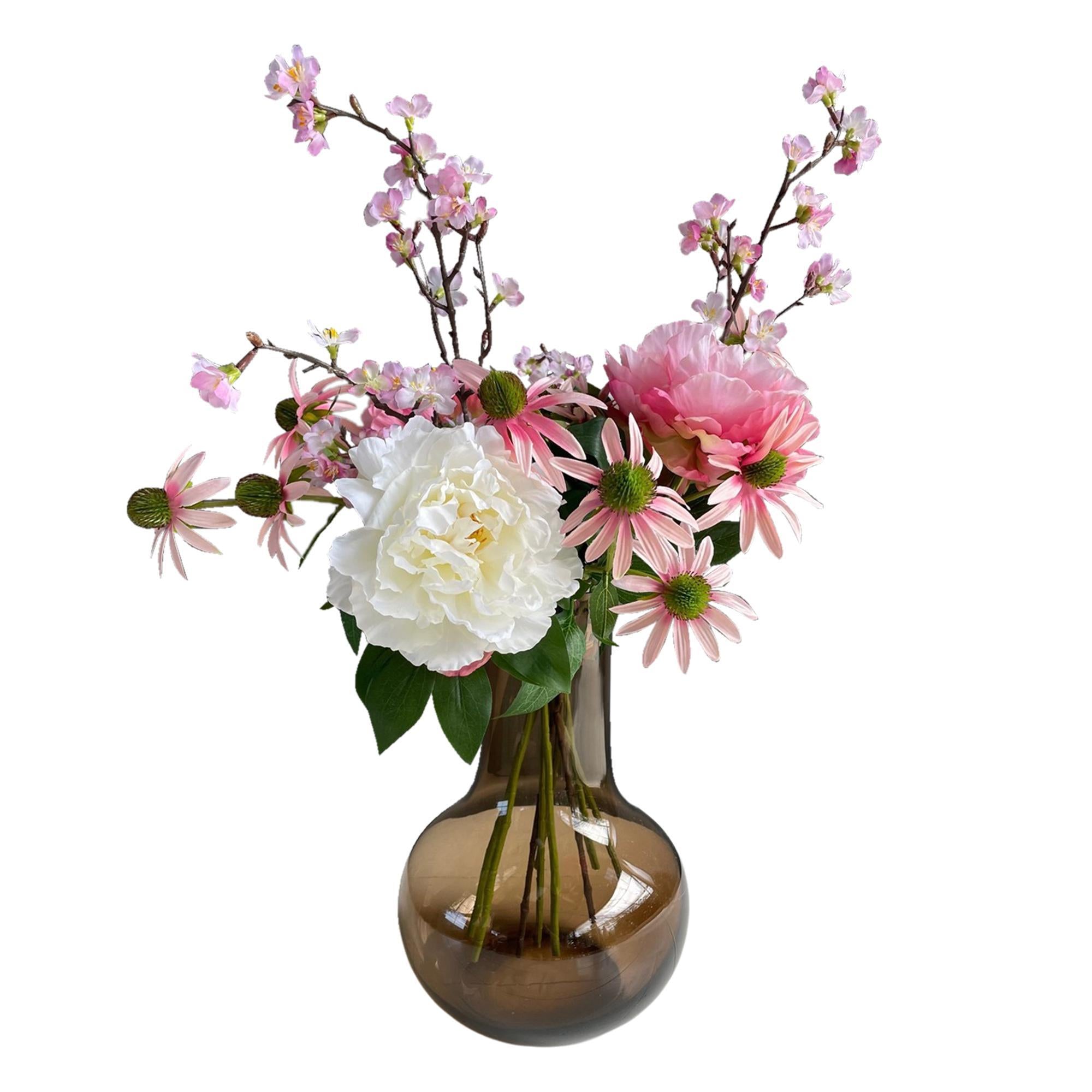 Kunstbloemen - Boeket L - Pink Summer - 80cm