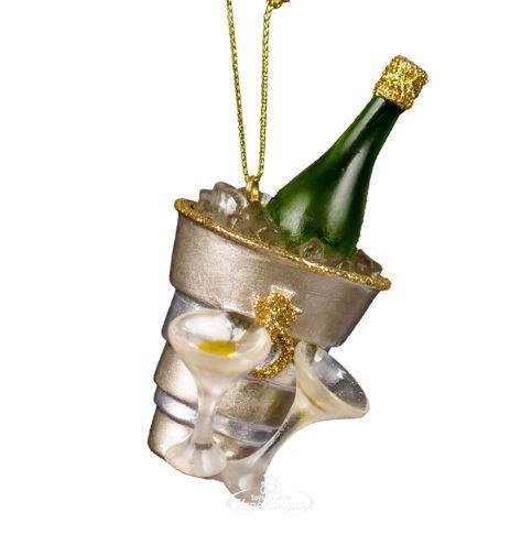 XMASS BALL - Champagne Bucket with Glasses