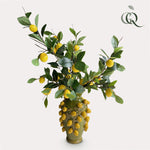 Kunstbloemen - Boeket L - Lemon Glow - 80cm