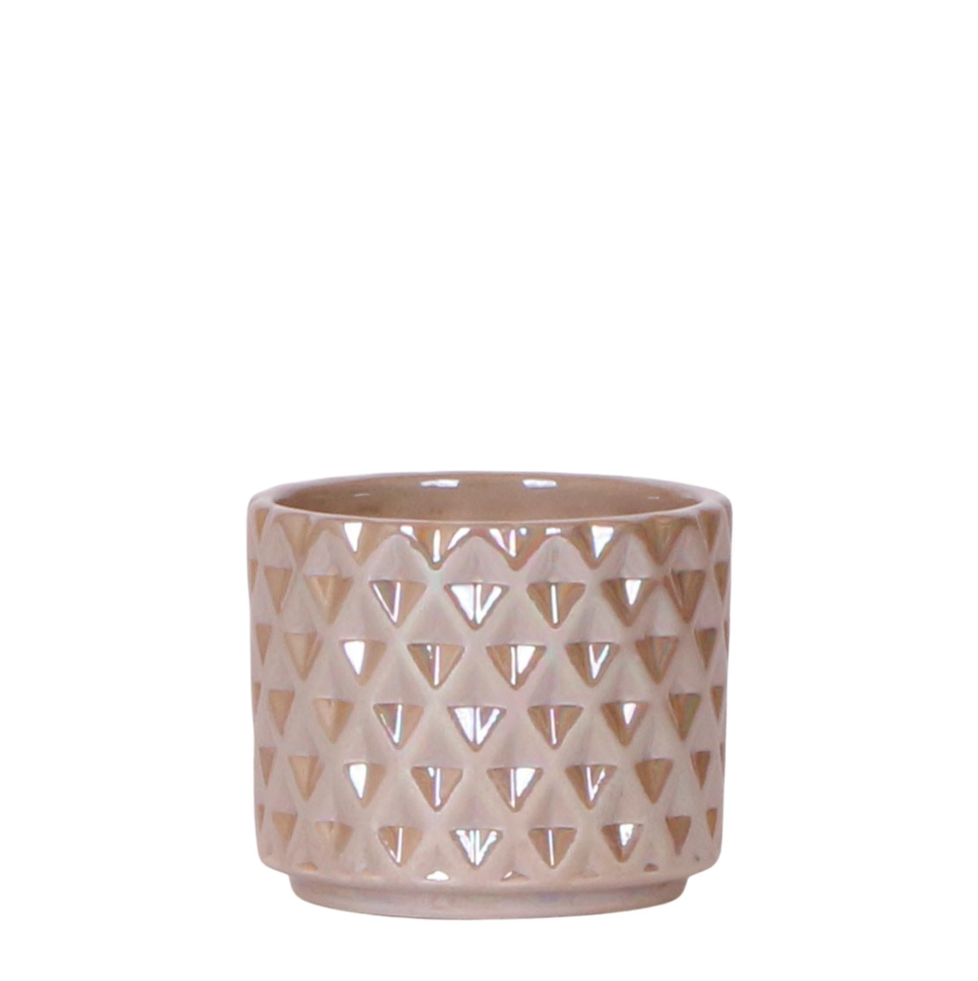 Kolibri Home | Diamond pearl sierpot - Sand - Ø6cm