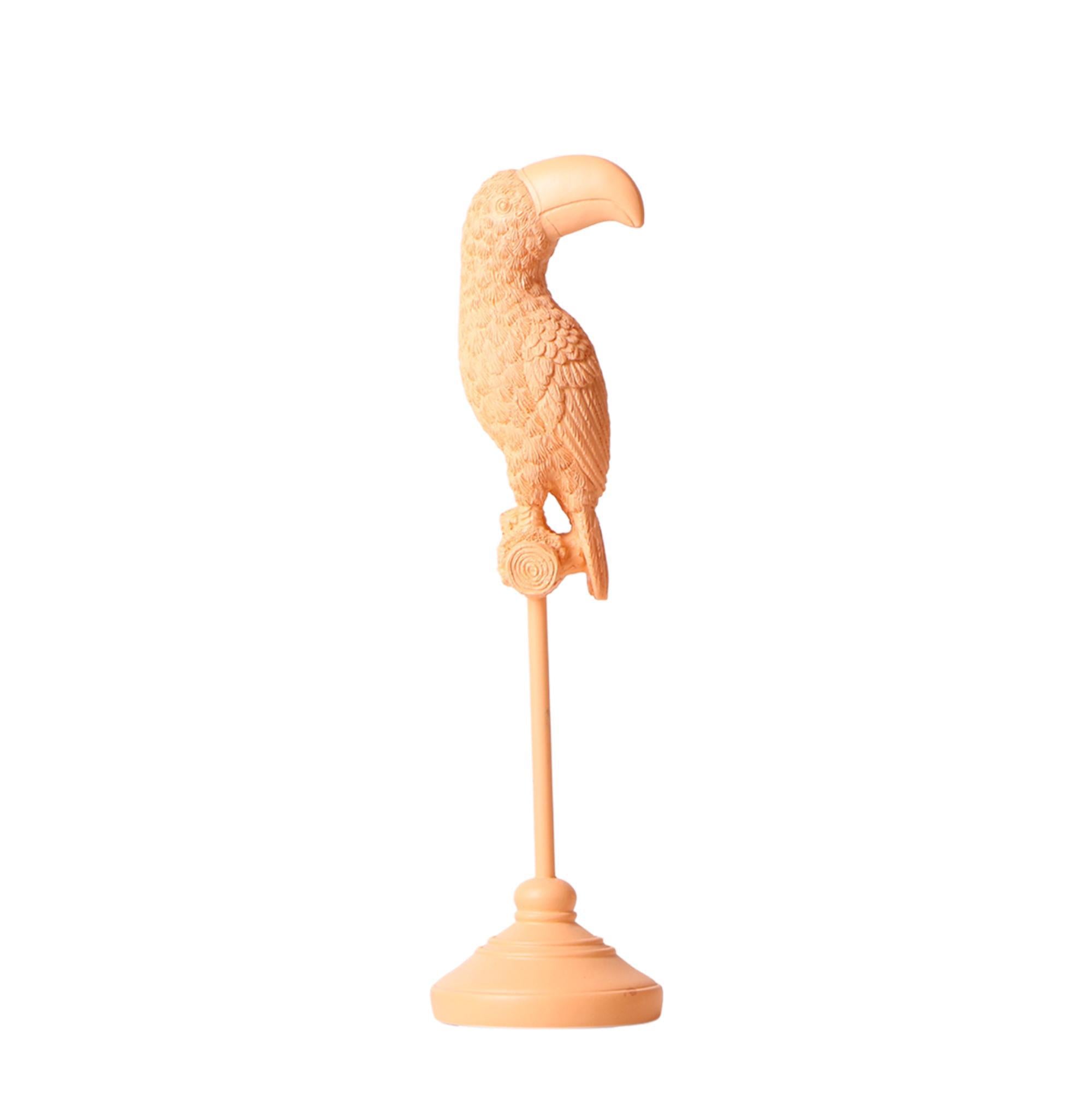 Kolibri Home | Ornament - Decoratie beeld Toucan peach