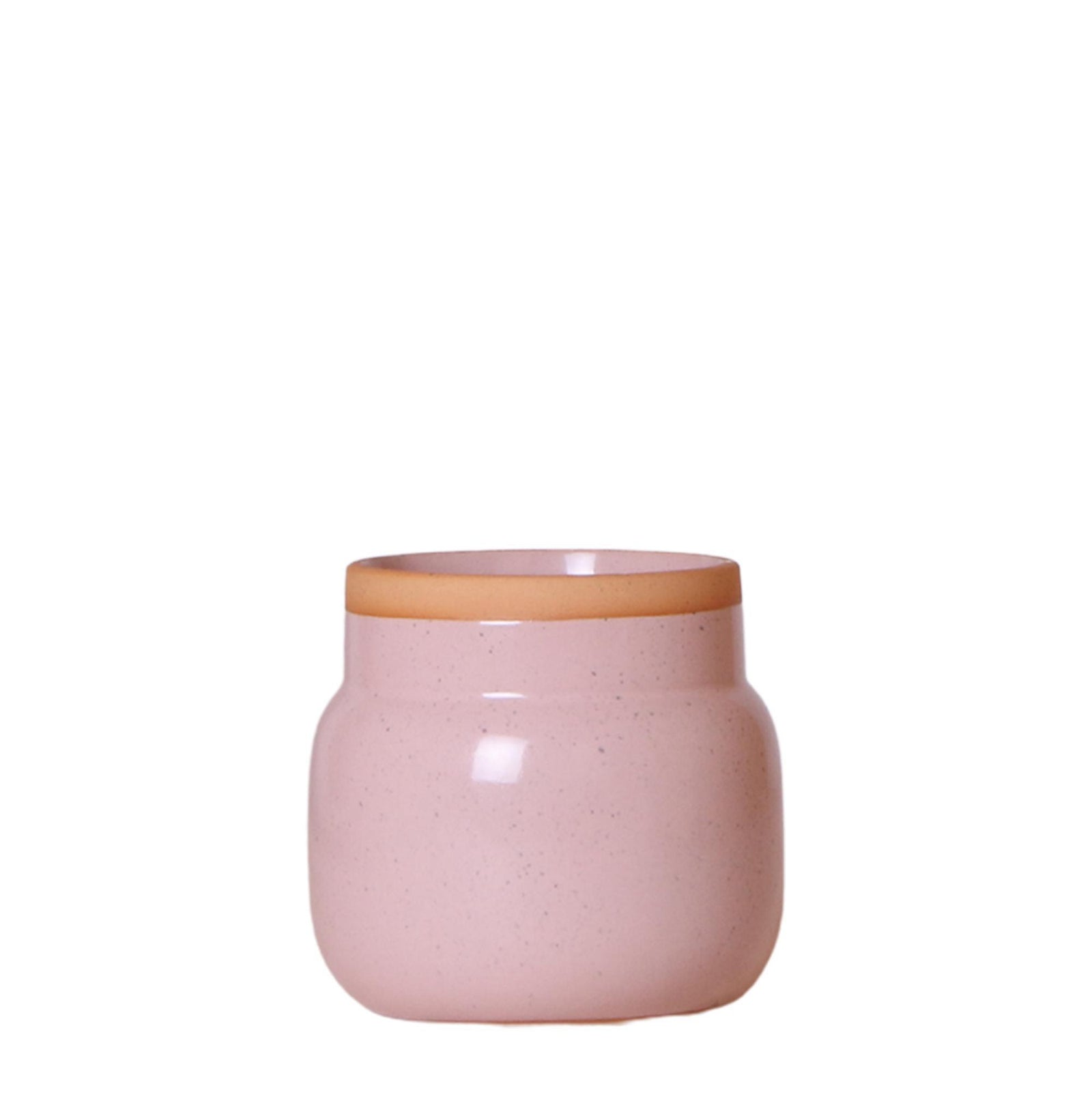 Kolibri Home | Vintage bloempot - Roze keramieken sierpot - Ø9cm