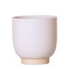Kolibri Home | Glazed bloempot - Witte keramieken sierpot met glans - Ø12cm