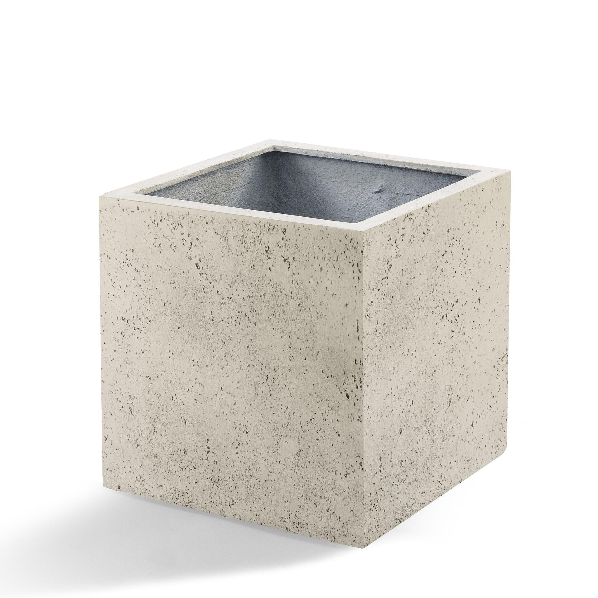 Pot Grigo Cube Antique White - D40 x H40