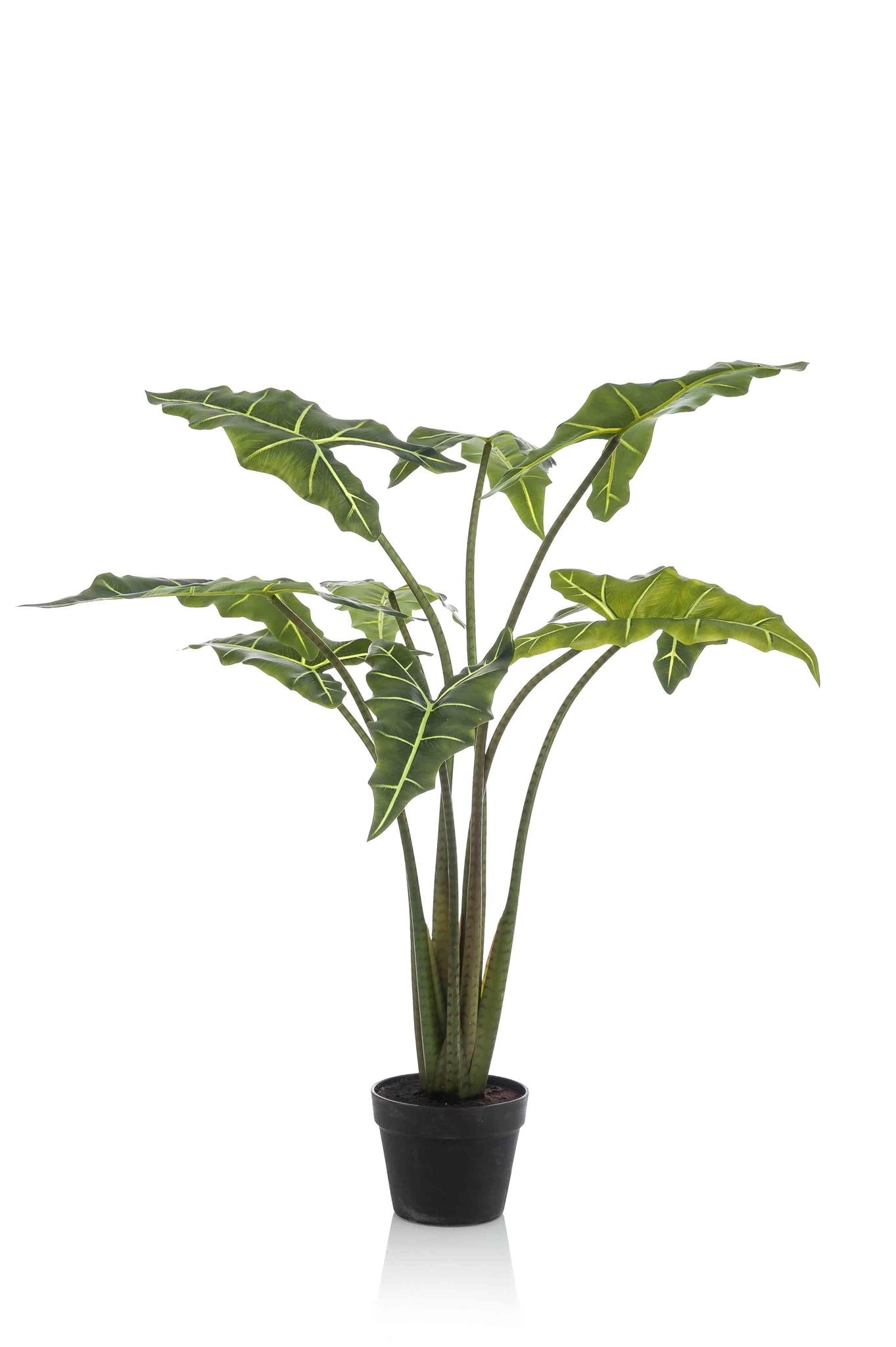 Kunstplant - Alocasia Frydek - Olifantsoor - 100 cm