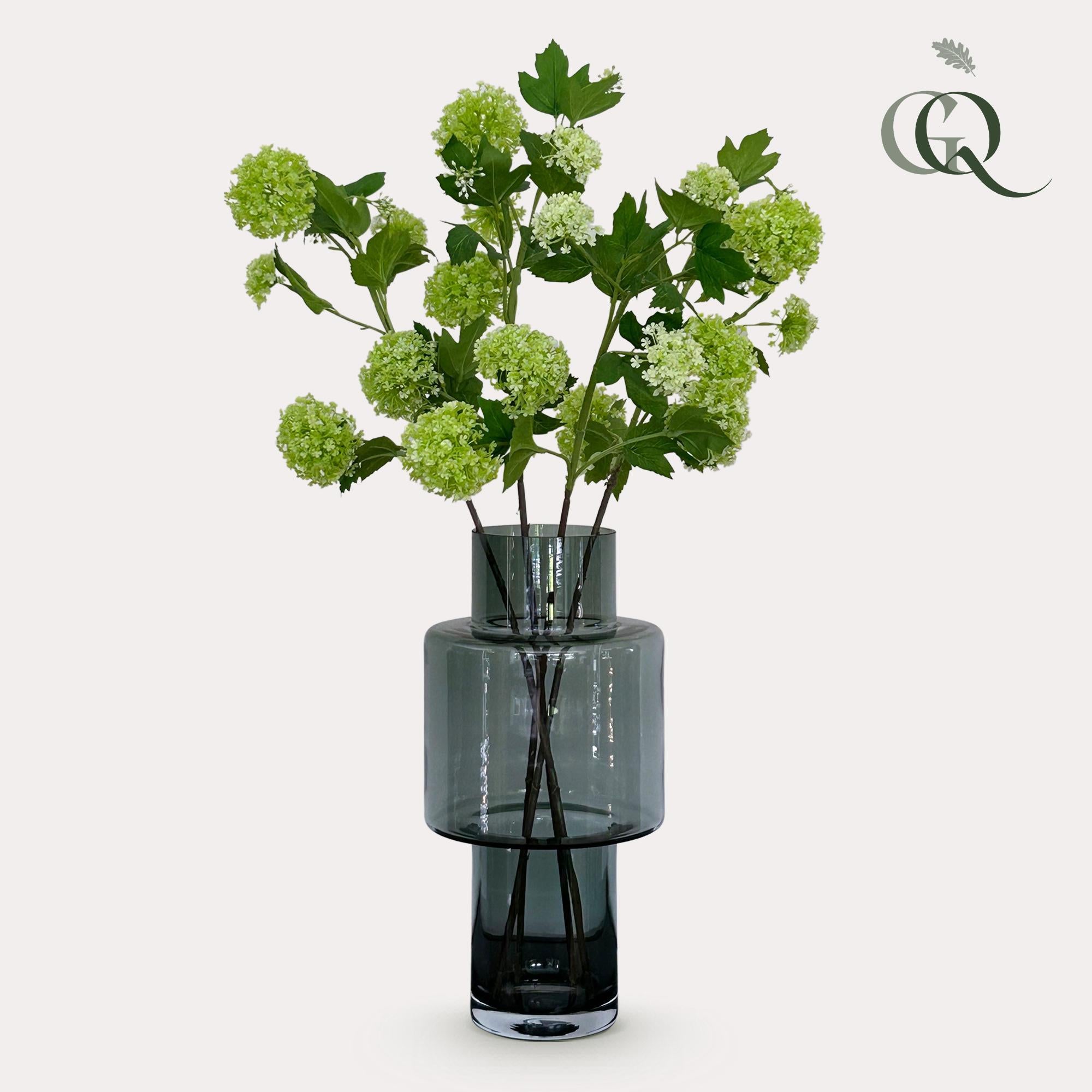 Kunstbloemen - Viburnum opulus takken creme x 4 - 75cm