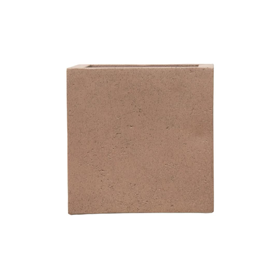 Pot Grigio Cube Bronze - D50 x H50