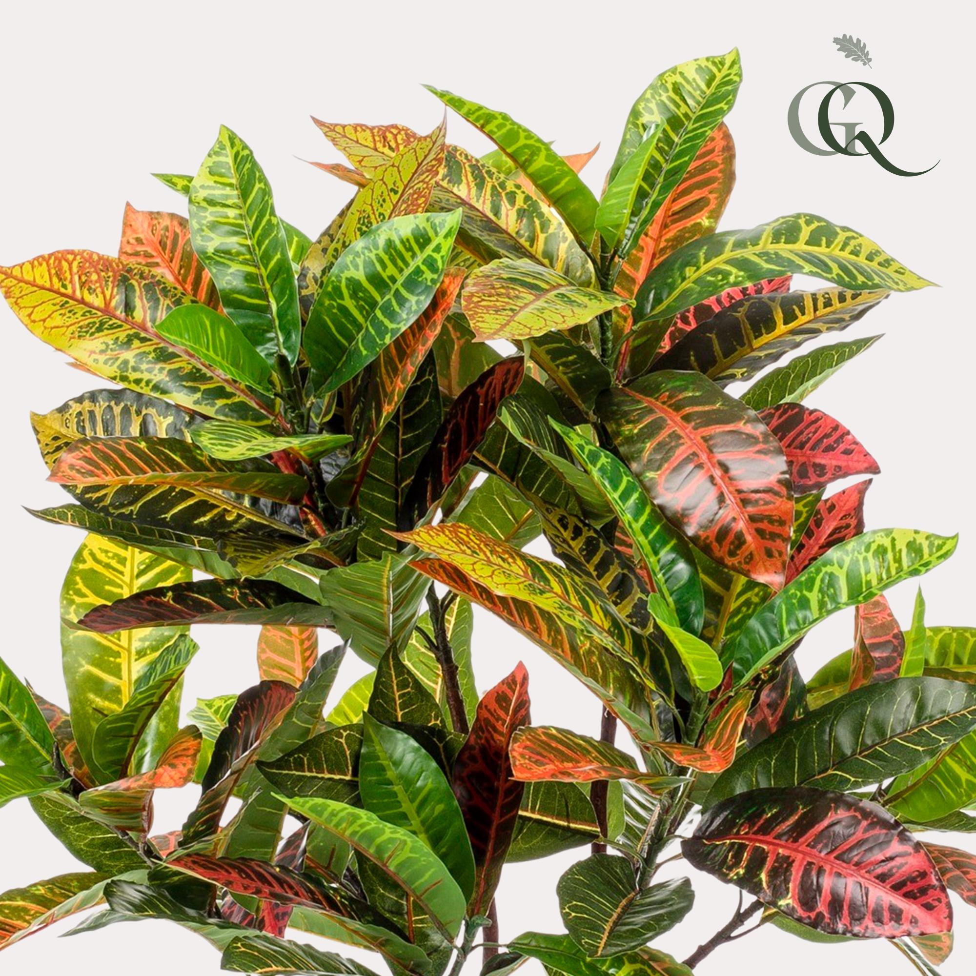 Kunstplant - Croton Codiaeum - Wonderstruik - 120 cm