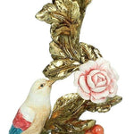 Candlestick Bird Gold - Large - 28,5 cm