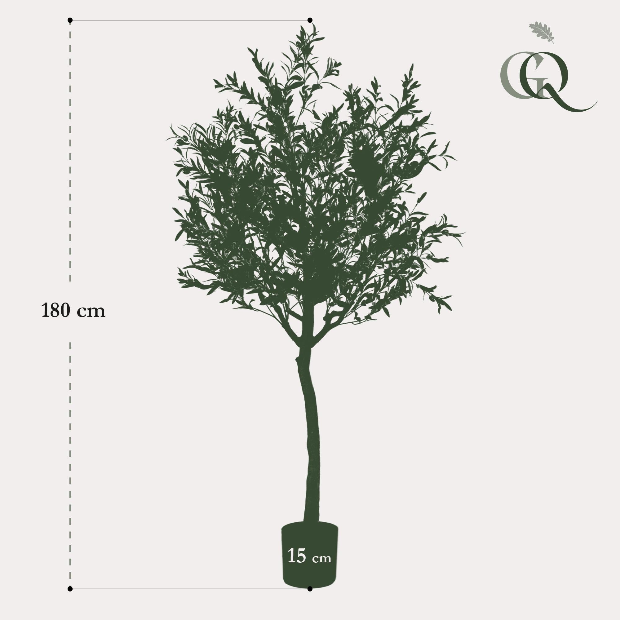 Kunst Olijfboom - Olea Europaea - Olijfboom - 180 cm