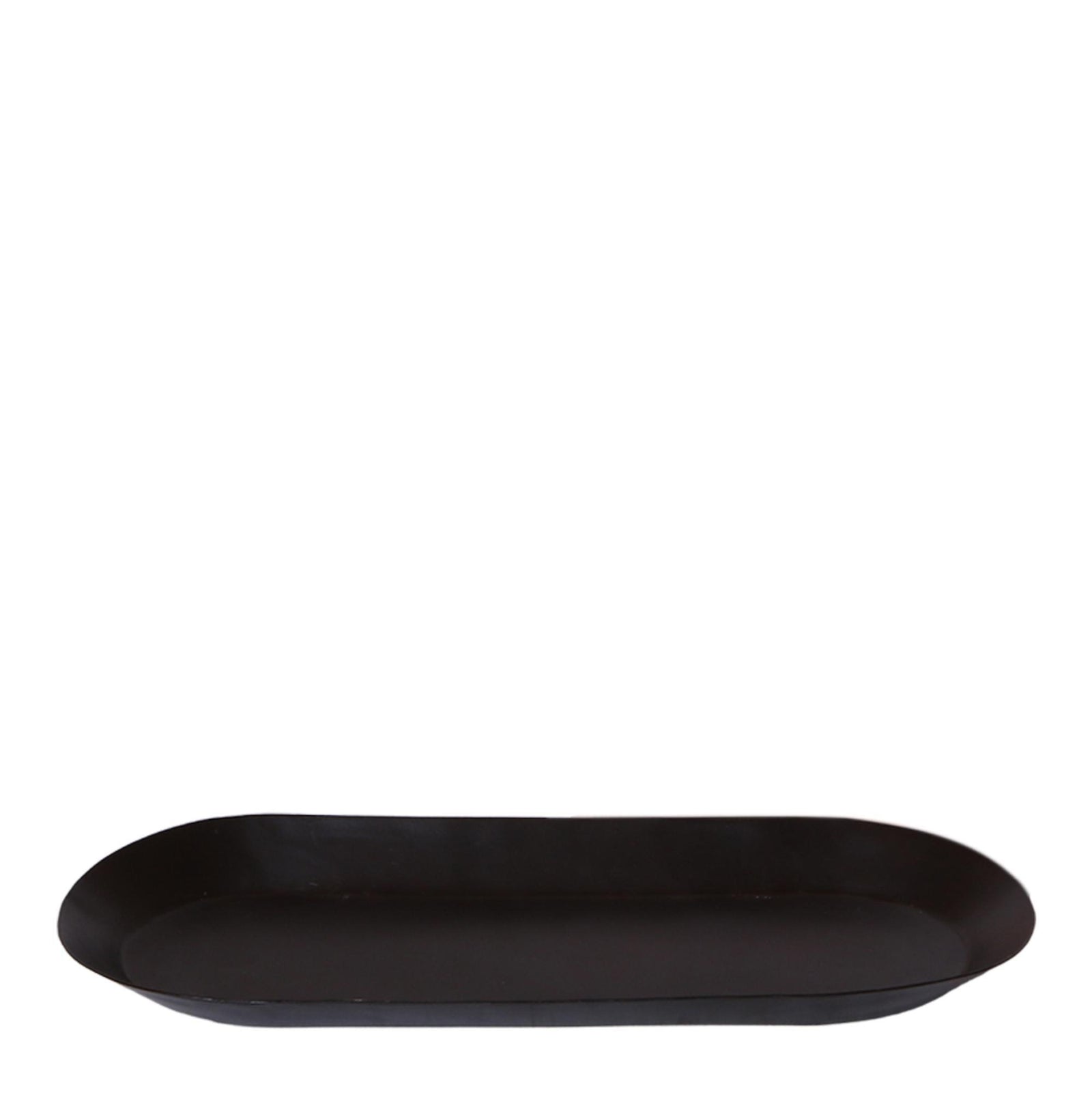 Kolibri Home | Plate oval -  Zwarte ovale dienblad Ø30cm