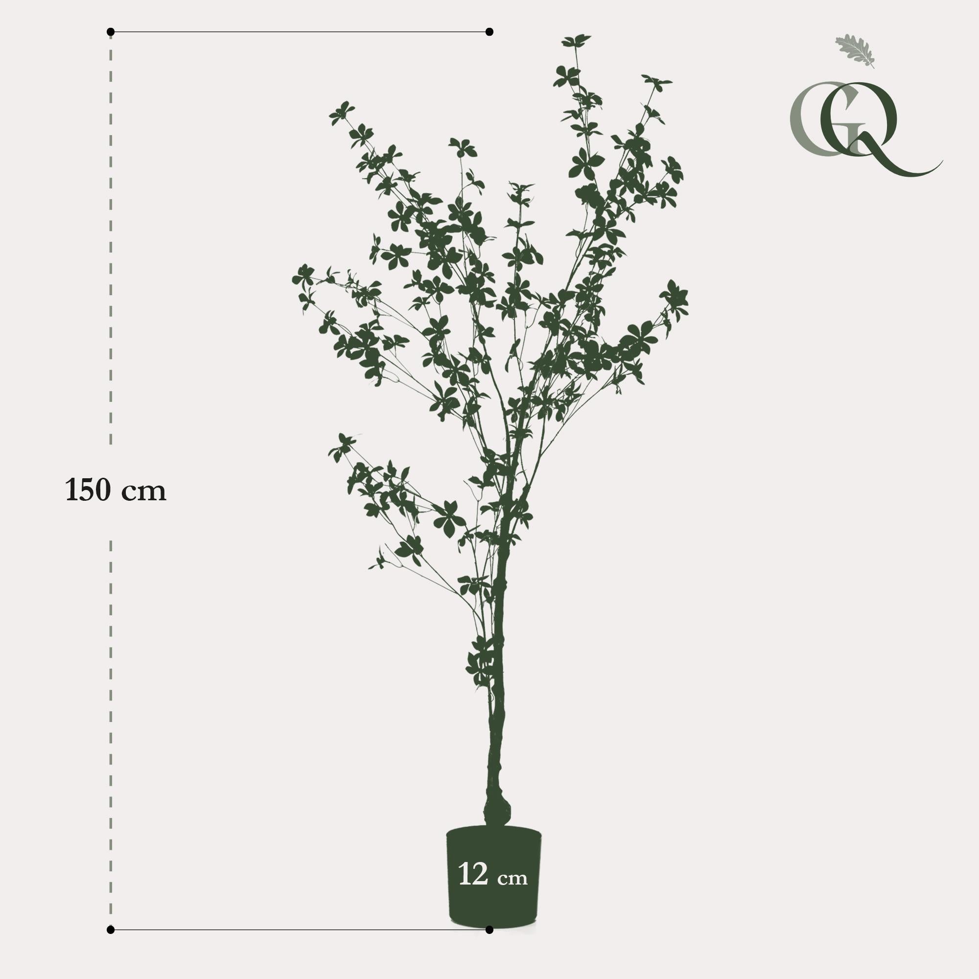 Kunstplant - Tropaeolum Speciosum - Oost Indische Kers - 150 cm