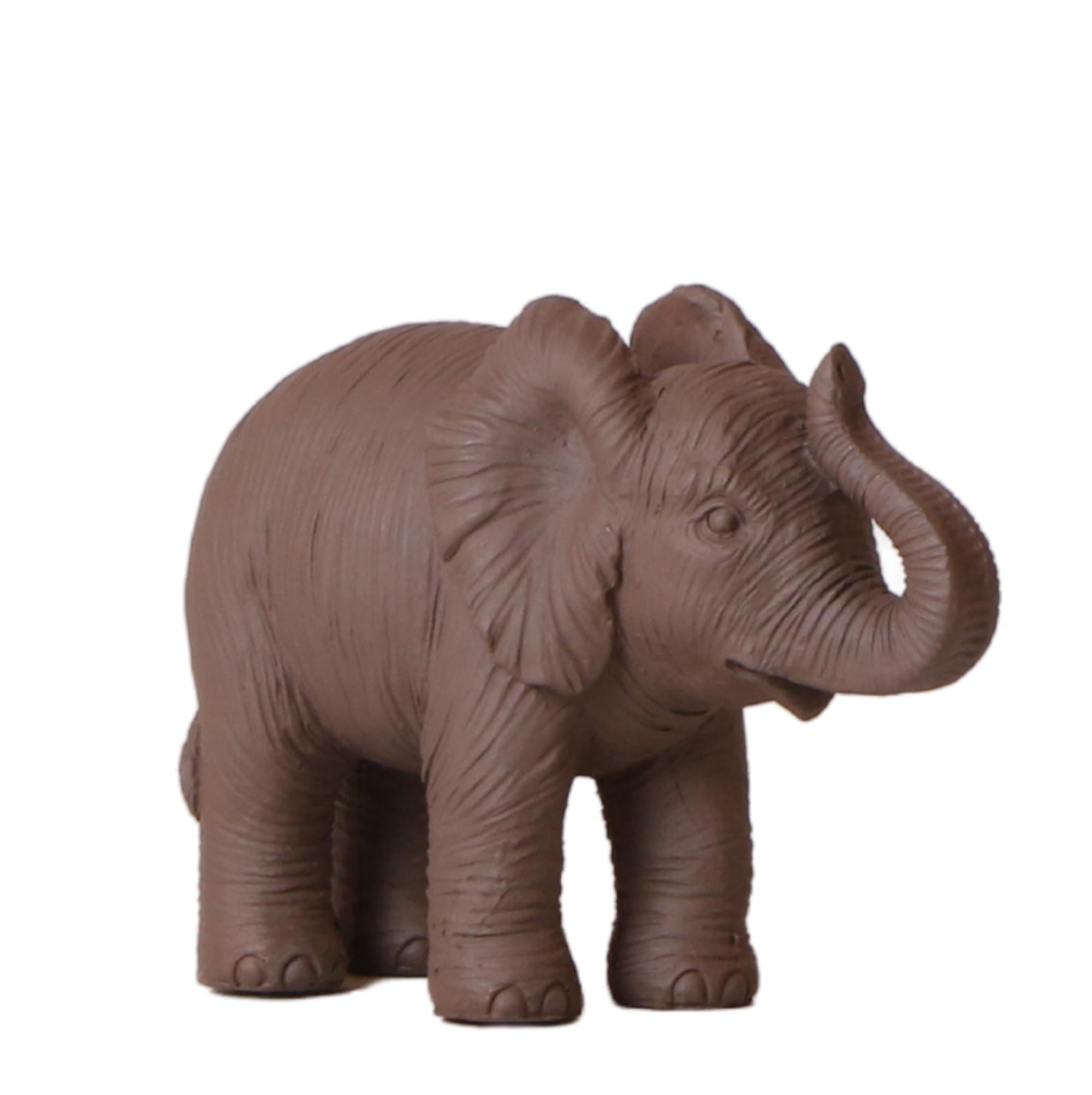 Kolibri Home | Ornament - Decoratie beeld Elephant bruin