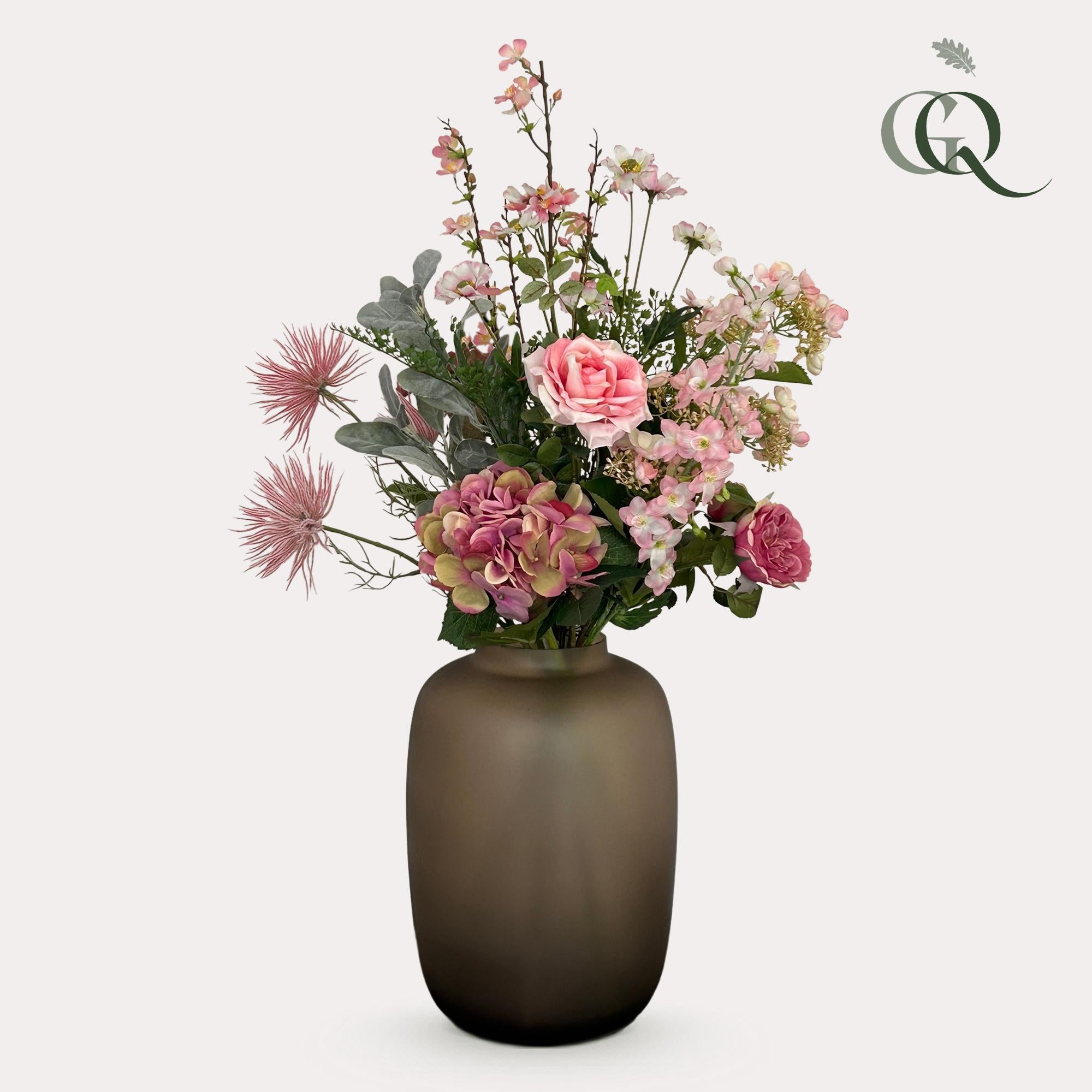 Kunstbloemen - Bouquet L - Pretty Pink - 89 cm