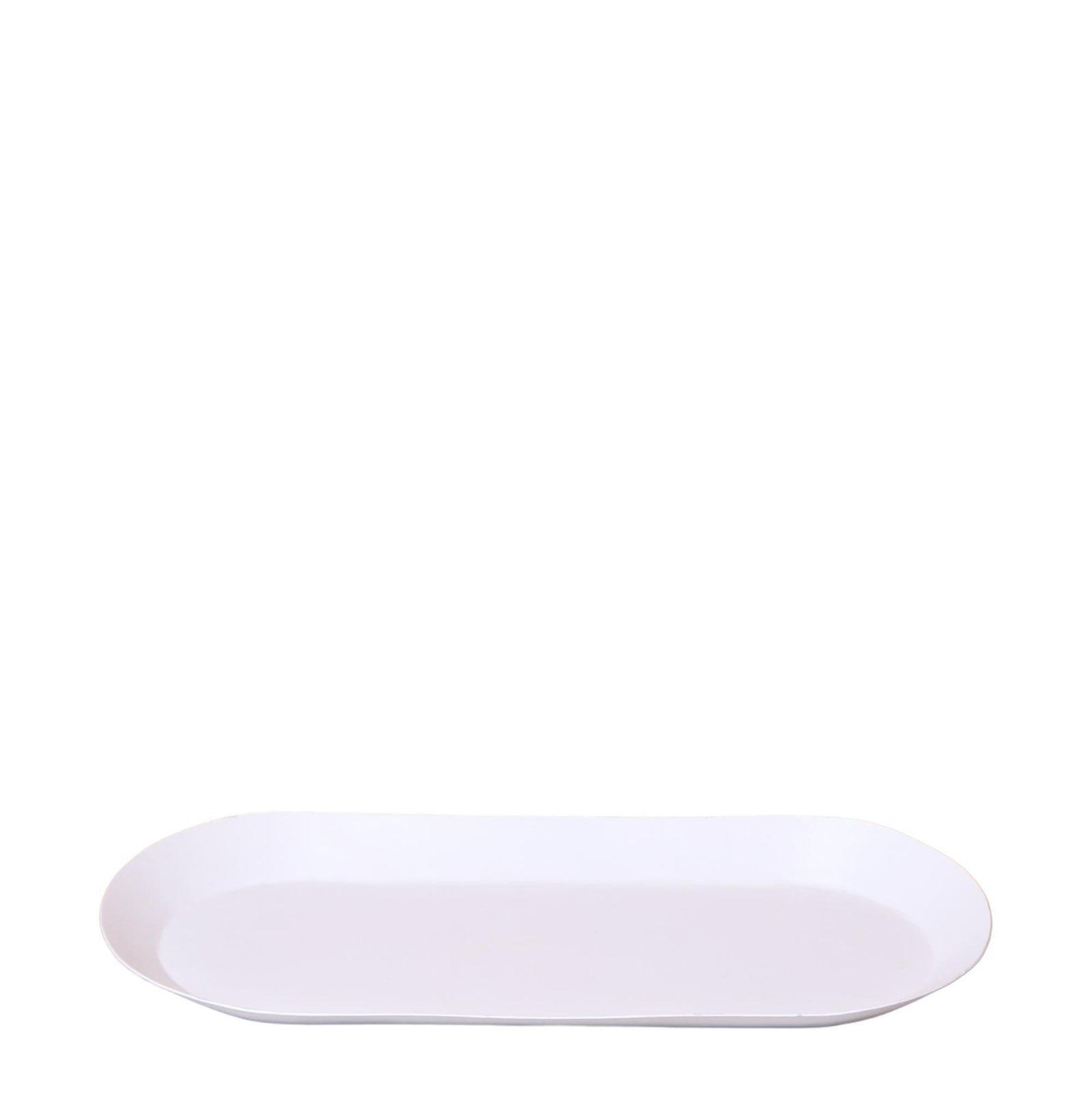 Kolibri Home | Plate oval -  Witte ovale dienblad Ø30cm