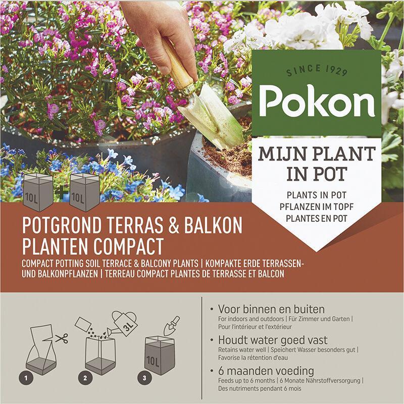 Kokos Potgrond Terras&Balkon compact 20L