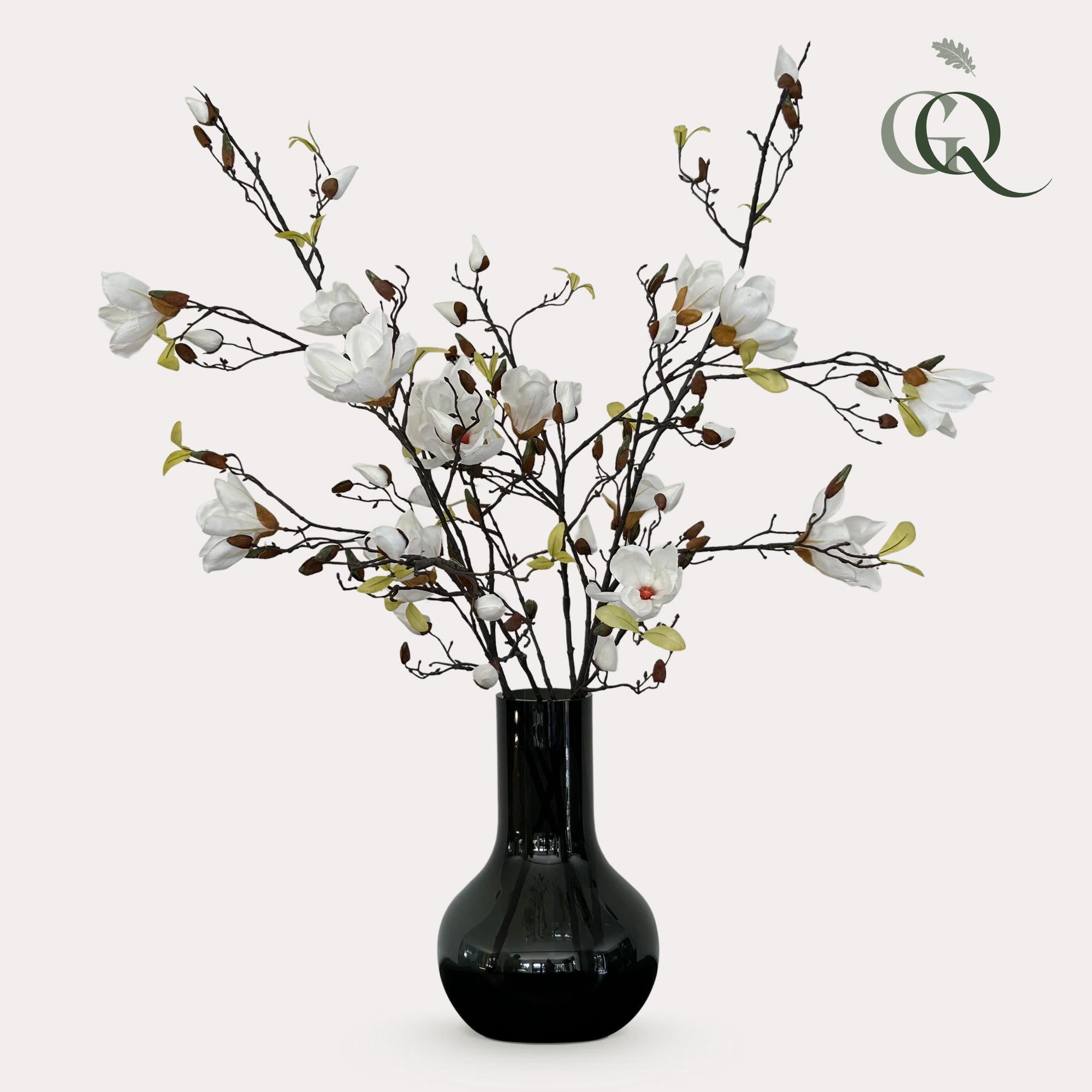 Kunstbloemen - Magnolia takken crème x 4 - 105cm