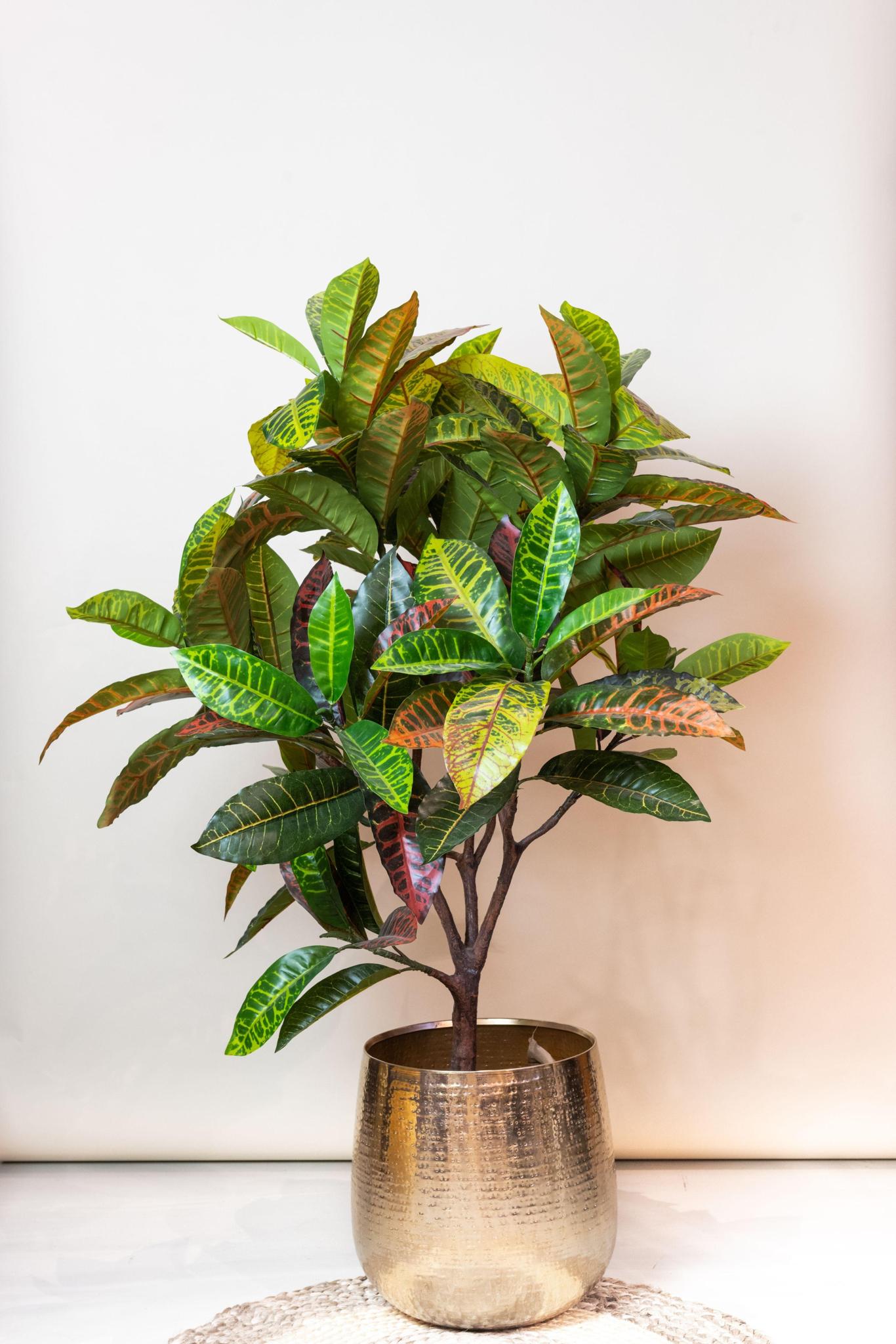 Kunstplant - Croton Codiaeum - Wonderstruik - 120 cm