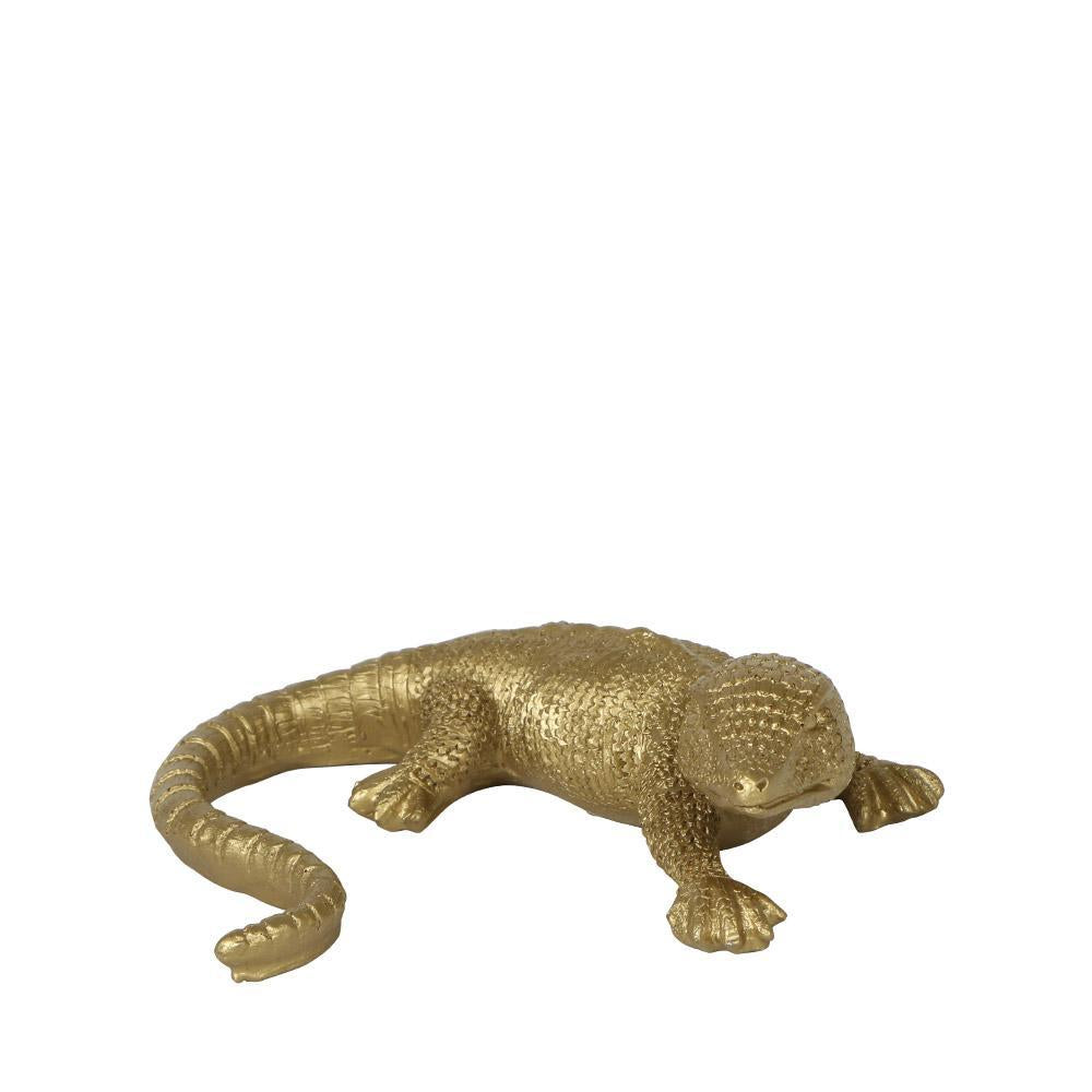 Kolibri Home | Ornament - Gouden decoratie Lizard