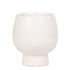 Kolibri Home | Scandic white bloempot - Witte keramieken sierpot - Ø9cm